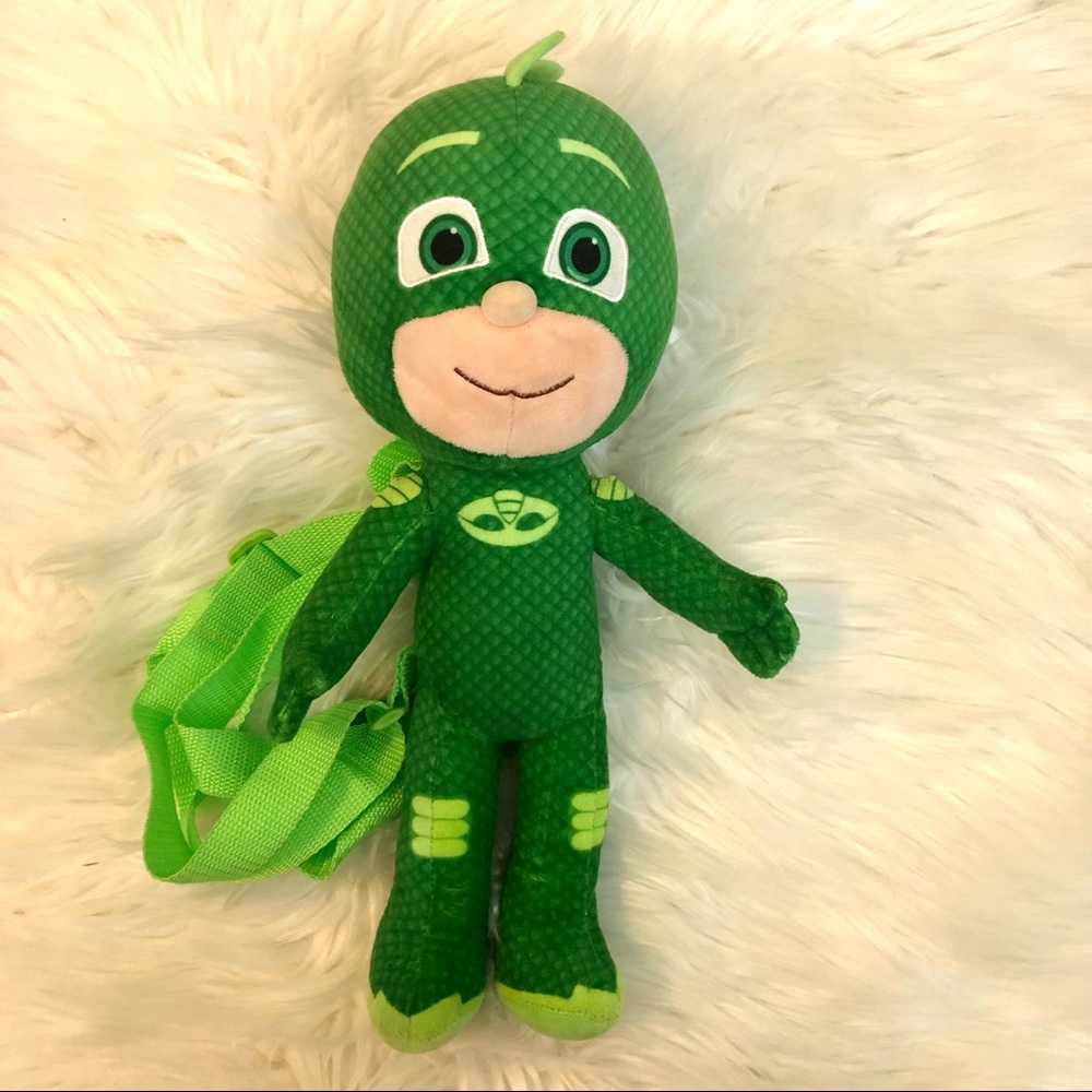 💚PJ Mask Plush Gekko Backpack 💚